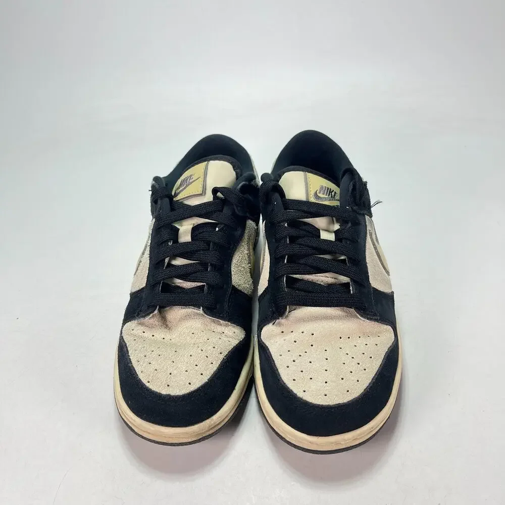 Nike Dunk Low LX Black Team Gold Casual Sneakers DV3054-001 Women's Size 7.5